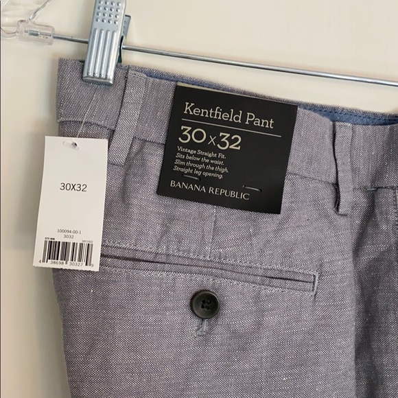 Men’s New Banana Republic Linen pants Size 30x32 - Picture 2 of 4